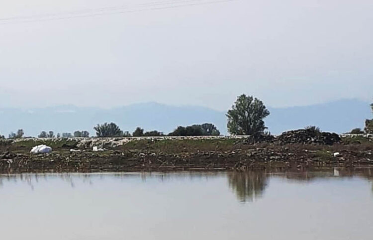 Στη γέφυρα στον Σταυρό, από Παλαμά προς Ιτέα (φωτ.: Facebook / John Thomas)