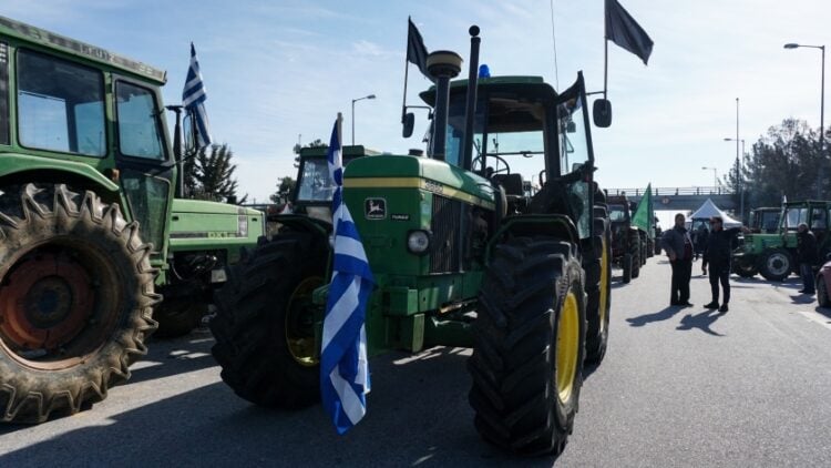 Στιγμιότυπο από παλιότερη κινητοποίηση των αγροτών στη Θεσσαλία (φωτ. αρχείου: EUROKINISSI/Λεωνίδας Τζέκας)