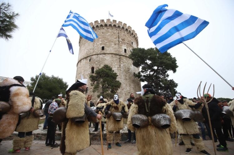 Χαρακτηριστικό στιγμιότυπο από το 5ο Ευρωπαϊκό Φεστιβάλ Κωδωνοφορίας, το 2019 (φωτ.: ΜΟΤΙΟΝΤΕΑΜ/Γιώργος Κωνσταντινίδης)