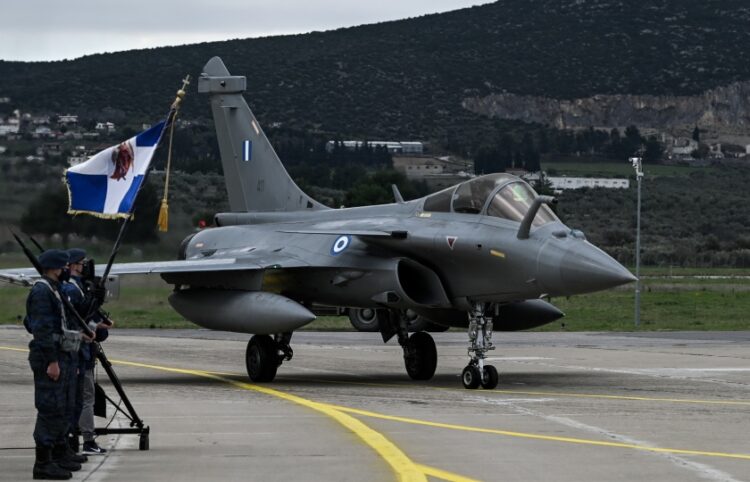 Αεροσκάφος Rafale στην 114 Πτέρυγα Μάχης στην Τανάγρα (φωτ.: EUROKINISSI/Μιχάλης Καραγιάννης)