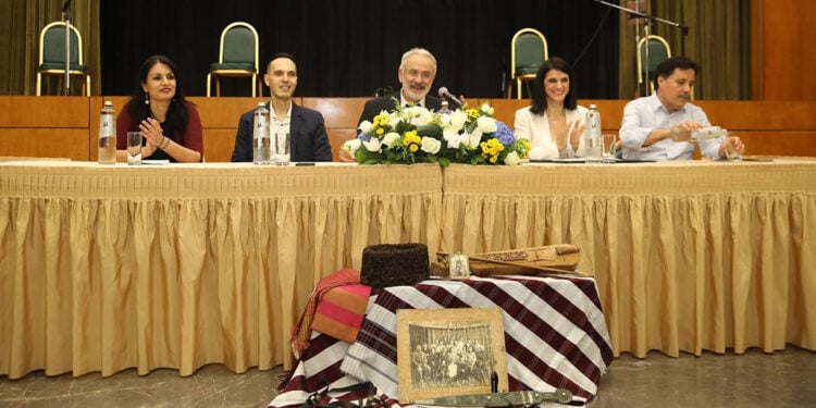 Από αριστερά: Μ. Ευσταθιάδου, Κ. Παυλίδης, Θ. Καστανίδης, Χρ. Χαφουσίδου, Σ. Καλεντερίδης (φωτ.: INTIMEsports / Νίκος Βήχος)