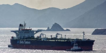 Tο δεξαμενόπλοιο «Sounion» ανήκει στην Delta Tankers του εφοπλιστή Διαμαντή Διαμαντίδη (φωτ.: shipspotting.com / Manuel Hernandez Lafuente)