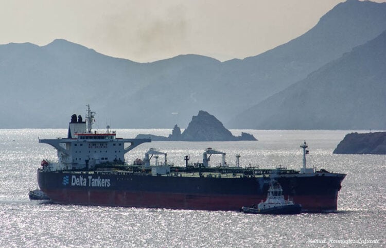 Tο δεξαμενόπλοιο «Sounion» ανήκει στην Delta Tankers του εφοπλιστή Διαμαντή Διαμαντίδη (φωτ.: shipspotting.com / Manuel Hernandez Lafuente)