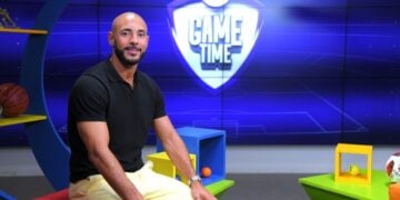 Ο Νόρντιν Άμραμπατ στο ΟΠΑΠ Game Time (Πηγή φωτ.: ΟΠΑΠ)