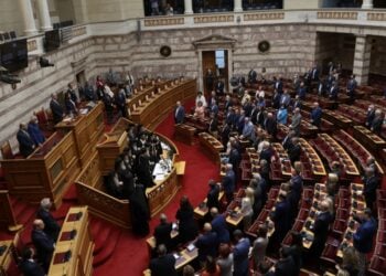 Φωτογραφία αρχείου από αγιασμό στη Βουλή για την έναρξη της νέας κοινοβουλευτικής περιόδου (Πηγή: Ιερά Σύνοδος/Χρήστος Μπόνης)