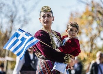 Στιγμιότυπο από την παρέλαση της Θεσσαλονίκης (φωτ.: Προεδρία της Δημοκρατίας/Θοδωρής Μανωλόπουλος)