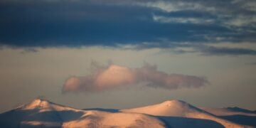 Χιονισμένες κορυφές του Ολύμπου (φωτ.: EUROKINISSI)