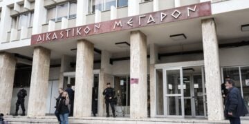 Το δικαστικό μέγαρο Αγρινίου όπου απολογήθηκε ο 30χρονος (φωτ.: EUROKINISSI)