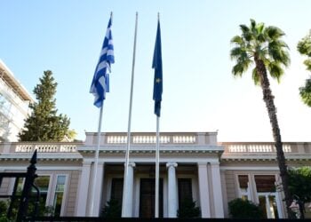 Η συνεδρίαση του ΚΥΣΕΑ πραγματοποιήθηκε στο Μέγαρο Μαξίμου (φωτ.: EUROKINISSI/Τατιάνα Μπόλαρη)