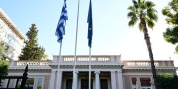 Η συνεδρίαση του ΚΥΣΕΑ πραγματοποιήθηκε στο Μέγαρο Μαξίμου (φωτ.: EUROKINISSI/Τατιάνα Μπόλαρη)