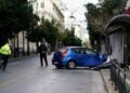 Αυτοκίνητο έπεσε πάνω σε στάση στην οδό Σταδίου, στο κέντρο της Αθήνας (φωτ. αρχείου: EUROKINISSI/Γιώργος Κονταρίνης)