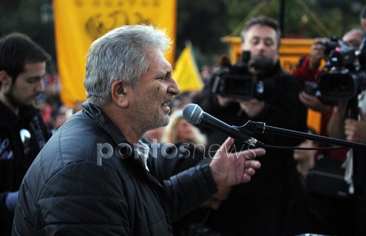 Ο Αχιλλέας Βασιλειάδης σε εκδήλωση ποντιακών σωματείων στη Θεσσαλονίκη, 2015 (φωτ.: Φίλιππος Φασούλας)