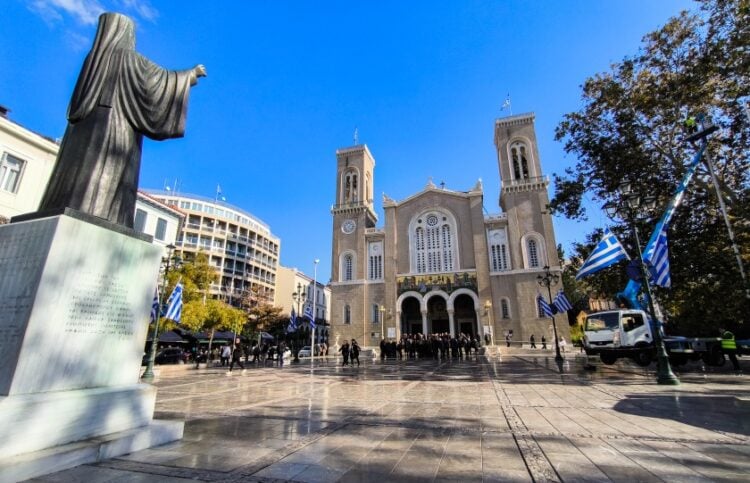 Η Μητρόπολη Αθηνών (φωτ.: EUROKINISSI/Γιώργος Κονταρίνης)