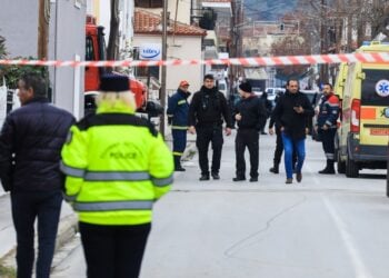 Τέλος στη ζωή του έδωσε ο 60χρονος στους Γόννους του δήμου Τεμπών στην Λάρισα (φωτ.: EUROKINISSI)