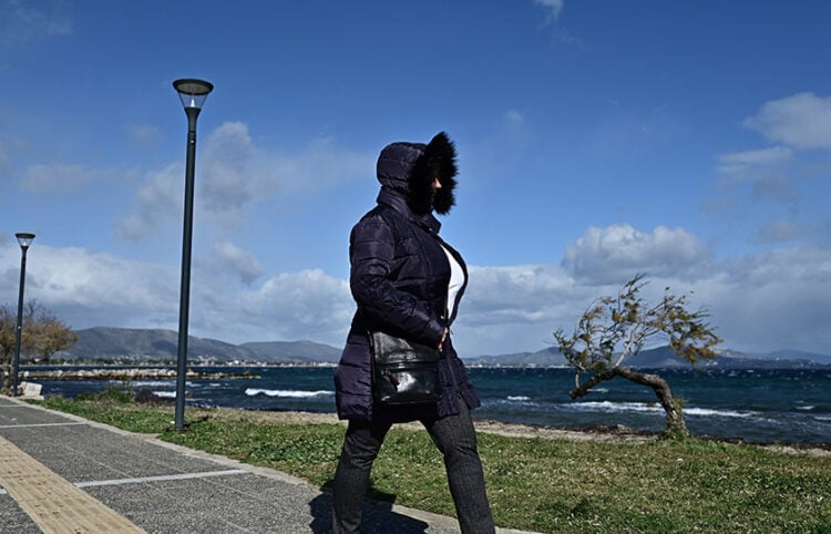 Στιγμιότυπο από την παραλία της Νέας Μάκρης (φωτ.: EUROKINISSI / Μιχάλης Καραγιάννης)