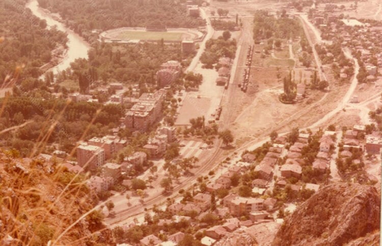 Αεροφωτογραφία της Αμάσειας του Πόντου, 1982 (πηγή:  Δημόσια Κεντρική Βιβλιοθήκη της Βέροιας / Εύξεινος Λέσχη Βέροιας)