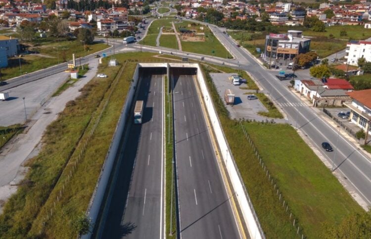 Η σήραγγα της Κατερίνης (φωτ.: aegeanmotorway.gr)